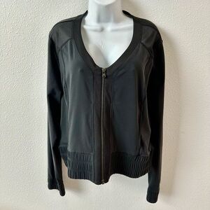 Lucy Women's Black Bomber Jacket